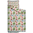 thumbnail image 2 of White Christmas Gnome Pattern Toddler Nap Mats for Kids Preschool,59"x22" Sleeping Mat Bag or Kids,Toddler Sleeping Bag,Toddler Nap Mat or Daycare, 2 of 6