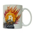thumbnail image 2 of Bitcoin Smashes Federal Reserve 11oz. Coffee Mug, 2 of 3