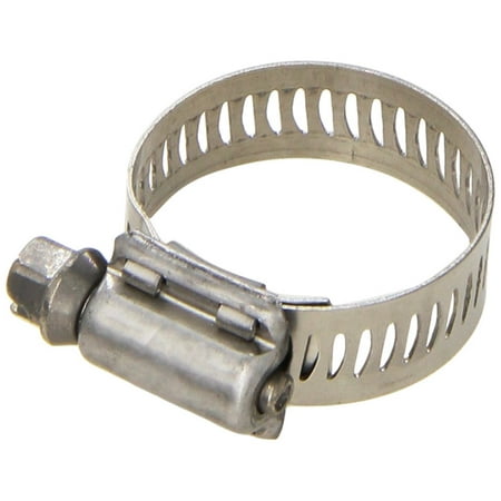

63012H Marine Grade Power-Seal Stainless Steel Hose Clamp Worm-Drive SAE Size 12 11/16 to 1-1/4 Diameter Range 1/2 Band Width (Pack of 10)
