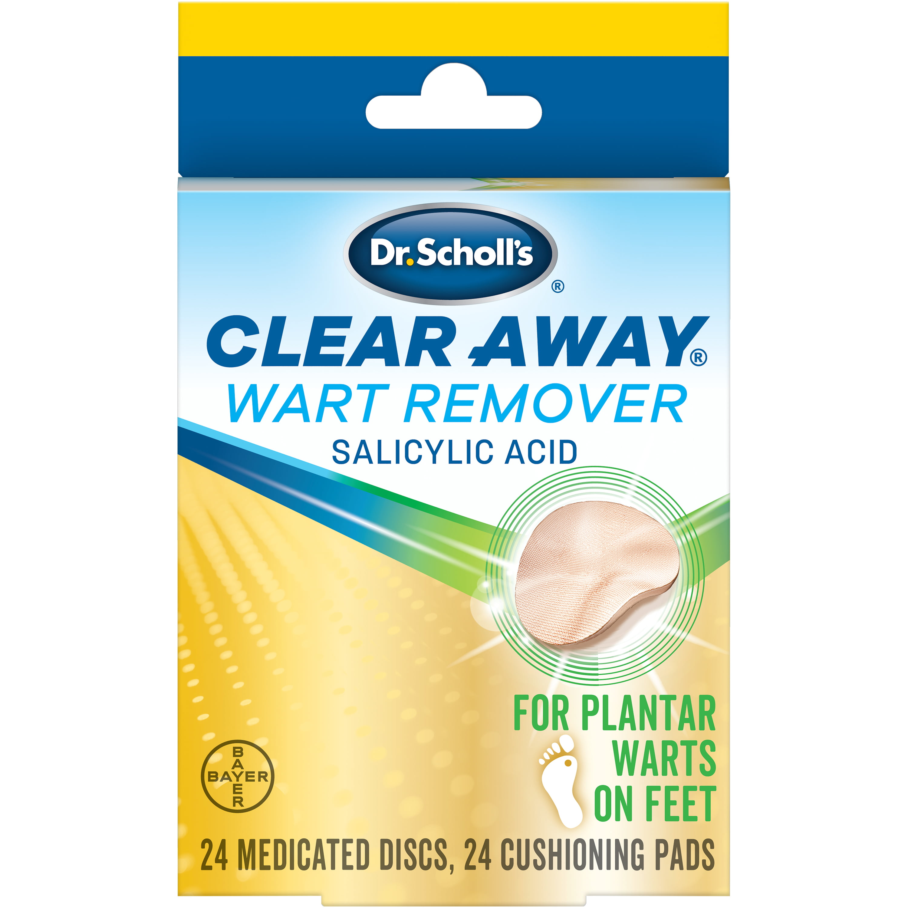dr scholl's clear away plantar wart remover for feet