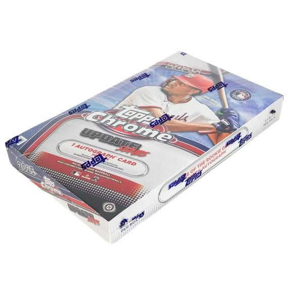 2025 Topps Chrome Baseball Update Hobby Box Factory Sealed 1 Autograhph Card Per Box