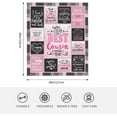 thumbnail image 5 of Cousin Gifts for Women, Gifts for Cousins Female Woman, Best Cousin Ever Gifts, Favorite Cousin Gifts for Girls, Cousin Birthday Gifts for Women Throw Blanket 60"x50", 5 of 5