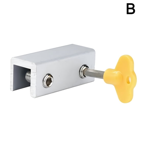 LAMIRO Sliding Door/Window Safety Lock Security Slide Stopper Adjustable For Kids