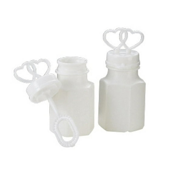 Raindrops Wedding Favor Bubble Wands White Plastic 24Pcs Wedding Decor