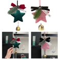 thumbnail image 2 of Christmas pink and green star style pendant Christmas tree ornaments art jewelry, 2 of 5