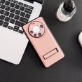 thumbnail image 1 of For Huawei Mate 60 Pro Litchi Texture Fold Holder Shockproof Phone Case(Pink), iPhone 13, 1 of 7