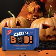 OREO Orange Creme Chocolate Sandwich Cookies, Limited Edition, Halloween Cookies, 1.25 lb