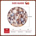 thumbnail image 2 of Defioc Sea Shells for Christmas Tree Skirt Snowman Xmas Tree Skirt Farmhouse Christmas Decorations Tree Mat for Holiday Party Decor-30", 2 of 6