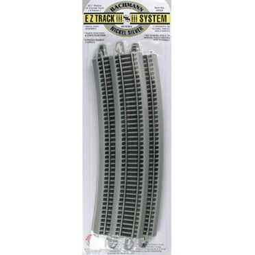 HO 33-1/4" Radius 18Â° Curved Nickel Silver Track (5/Cd)