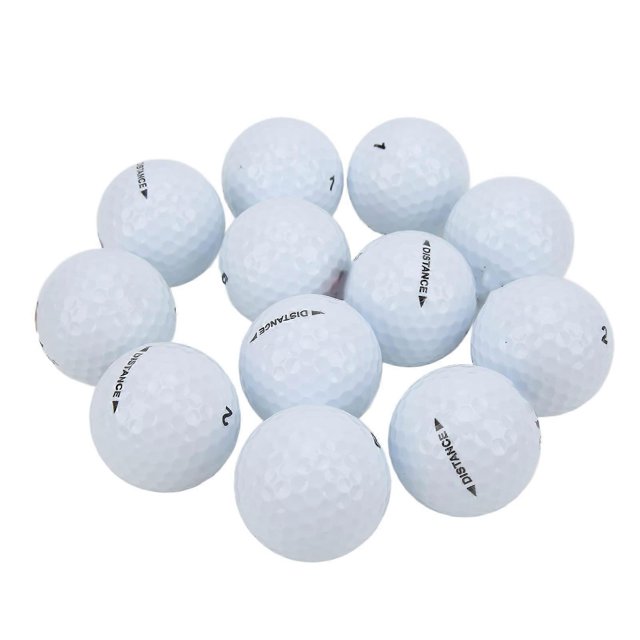 Pelotas de golf de práctica shaofei 12 piezas, doble capa, larga distancia, entrenamiento