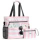 thumbnail image 1 of Bolsa de Playa G4Free Impermeable y a Prueba de Arena Gran Capacidad Rosa, 1 of 7
