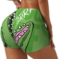 thumbnail image 2 of Kdxio CROCODILE HEAD Print Workout Shorts for Women Seamless Soft Smooth Gym Yoga Scrunch Active Shorts, 2 of 5