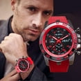 thumbnail image 2 of Oxodoi Deals Clearance Stainless Steel Luxury Sport Analog Quartz Modern Men Fashion Wrist Watch RD, 2 of 2