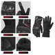 thumbnail image 4 of Cold Weather Motorcycle Gloves Waterproof Thermal Insulation Carbon Fiber Reinforced Riding Hand Protection for Men Use Pink, 4 of 4