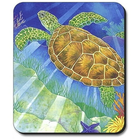 Art Plates Mouse Pad - Sea Turtle