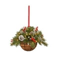 thumbnail image 1 of Cesta de flores, corona, cesta, corona, arreglo floral, decoración, corona de primavera y verano, corona de granja para árbol de Navidad, puerta delantera Estilo E, 1 of 8