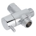 thumbnail image 2 of Shower  Diverter Valve G1/2 Diverter Valve 3 Way For Hand Held Showerhead And Fixed Spray ,Bathroom Shower Parts, 2 of 8