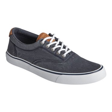 crest twin gore scalloped perforated sneaker
