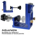 thumbnail image 4 of Pocket Hole Jig Aluminum Drill Guide Kit Adjustable Woodworking Punch Locator Angled Hole Punch Positioner Kit High Precision Durable Drill Jigs Guides Joint Angle Power Tool Carpentry Se, 4 of 10
