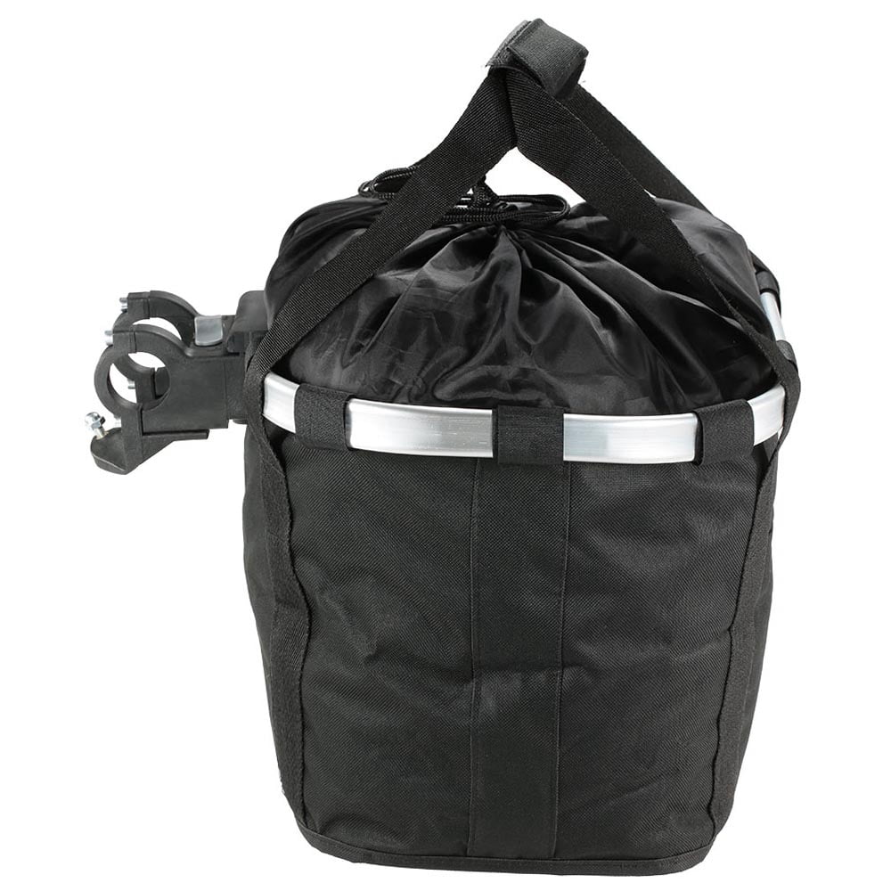 AREALER Bike Detachable Cycle Front Canvas Basket Carrier Bag Carrier Aluminum Alloy Frame