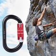 thumbnail image 1 of Carabiner, Escalada Carabiner Flip Spring Spring Más Suave Edge Weight Para La Escalada de Roca para actividades de Al aire Libre, 1 of 7