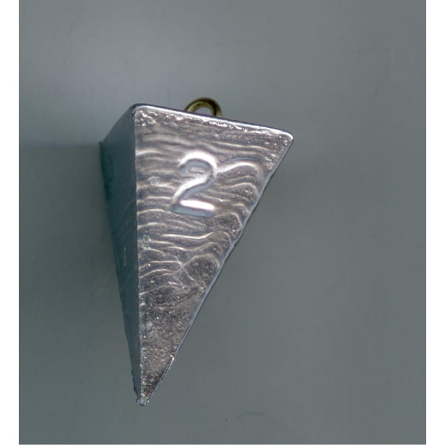 S & J's TACKLE BOX 2 oz Pyramid SINKERS - 10 PER Pack