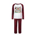thumbnail image 2 of Matching Family Christmas Pajamas, We Are Family Christmas 2026 Raglan Top And Plaid Pants, Soft Loungewear for Christmas Eve, Cozy Sleepwear for Xmas Morning, Matching Pjs for Photos, 2 of 5