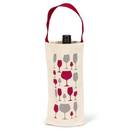 

Set of 4 Wine Glasses Bottle Tote