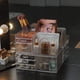 thumbnail image 5 of Organizador de maquillaje Cq acrílico transparente, paquete de 2 con 6 cajones, 5 of 5