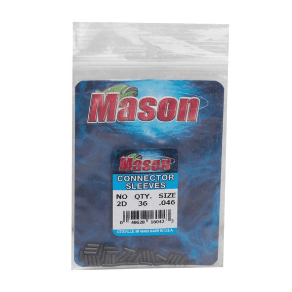 Mason Tackle Connector Sleeves .046/086 (36 Pack)