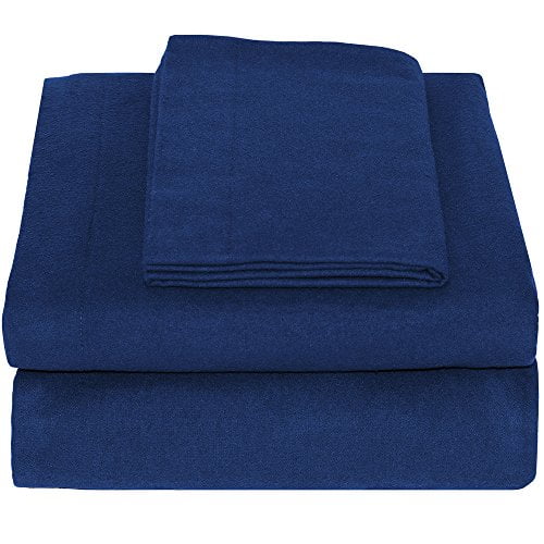 Heavyweight 100 Cotton Flannel Sheet Set Twin XL Extra Long (Twin XL