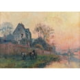 thumbnail image 3 of Albert Lebourg 18x14 Black Modern Framed Museum Art Print Titled - Seine Edges in Chatou, 3 of 5