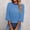 X-Blue532, variant on Women's T Shirt 3/4 Sleeve Round Neck Striped Print Back Tie Bow Comfortable Breathable Pullover Top For Casual Daily Wear,Black,L