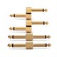 thumbnail image 2 of FENGGUIQU 4Ud Adaptadores Rectos Y En Z Para Pedal De Guitarra Efectos Color Dorado Metal, 2 of 8