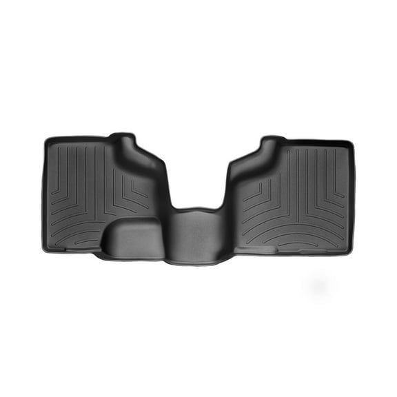 WeatherTech Custom Fit FloorLiners compatible with 2007-2011 Dodge Nitro - 2nd Row, Black