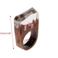 thumbnail image 2 of Anneau en Résine de Bois Fait Main avec Paysage Forestier Secret à l'Intérieur des Bijoux, Vert, 2 of 5