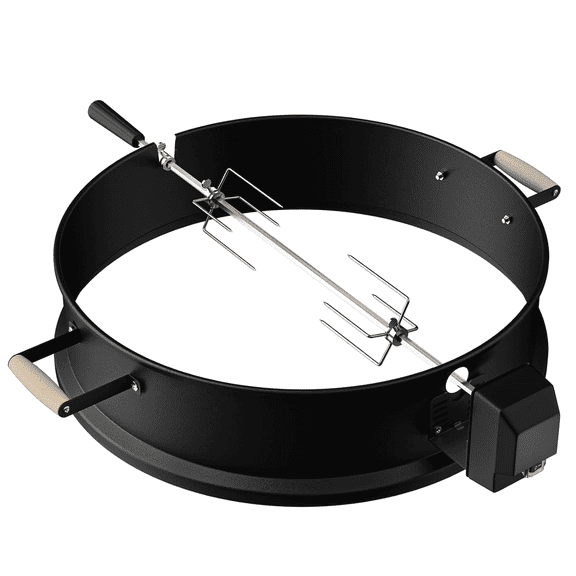 2290 Rotisserie Kit Upgrade for Weber 22-Inch Kettle Charcoal Grills, Sturdy and Well-Balanced, Compatible with Similar Size Grills