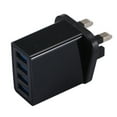 ZAROYEAX UK Wall Charger USB Adapter 4 Muti Port 5.1A Fast Charging