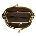 Eel Skin Large Double Coin Purse Change Wallet E 10 BIG
