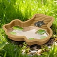 thumbnail image 4 of Eolstice Sturdy Water Bowl for Turtles and Reptiles, Disassemblable and Assembable Design, Reptile Habitat Accessory, for Long-Term Use, for Pet Enclosures and Tank Setups(B), 4 of 4