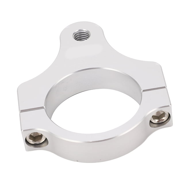 Fork Bracket, Aluminum Alloy Universal Steering Damper Fork Frame Mounting Clamp Bracket, Durable Foot Fixer Hardware Parts Stabilizer Bracket for Motorcycle Bike Modification