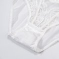 thumbnail image 4 of Adjustable Strap Sexy Cute Triangle Bralette with Wings and Lace Bikini Panties for Women, 4 of 5