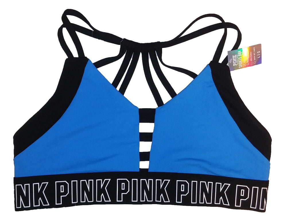 New Victoria's Secret PINK Begonia Ultimate Unlined Cage Strappy Side Sports Bra 