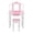 Pink+White, variant on IVV Makeup Vanity Set with Removable Tri-Fold Mirror and Square Dressing Stool, 1 Drawer, Safety Rounded Corner for Littles, Blue+White