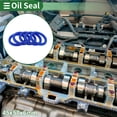 thumbnail image 2 of Sello de Aceite Universal UN Lip Sello Anillo Sello de Eje Rotativo 45x57x6mm Alta Presión TPU Azul 5 Pcs, 2 of 7