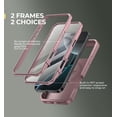 thumbnail image 6 of Dexnor for iPhone 16 Pro Max Case with Slide Camera Cover & Adjustable Kickstand & Built-in Screen Protector,Compatible with MagSafe Shockproof Bumper Case Heavy-Duty Magnetic Protective Cover,Pink, 6 of 8
