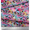 thumbnail image 3 of Soimoi Poly Georgette Fabric Multicolor Texture Print Fabric by the Yard 52 Inch Wide, 3 of 3