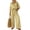Green, variant on Womens Striped Set 2 Piece Outfits 3/4 Puff Sleeve V Neck Top and Drawstring High Waist Palazzo Pants, S
