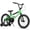 Green, variant on Glerc 14 Inch Little Kids Bike BMX Style Bicycle with Training Wheels Coaster Brake for 3 4 5 Years Old Boys Girls, Blue