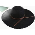 thumbnail image 3 of CoCopeaunts Wide Brim Bucket Hat for Women Summer Beach UV Protection Sun Cap Outdoor Traveling Charming Large Fisherman Hat, 3 of 8